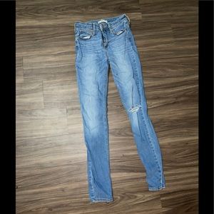 Light blue skinny jeans